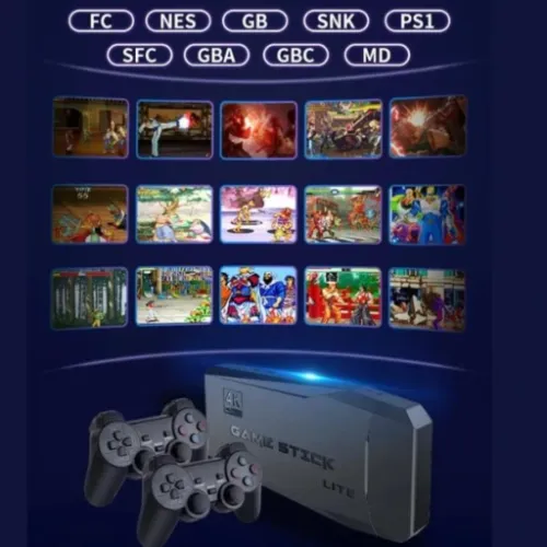 GRA TELEWIZYJNA KONSOLA RETRO MINI + 20000 GRY VIDEO EMULATOR + 2 PADY HDMI na Arena.pl