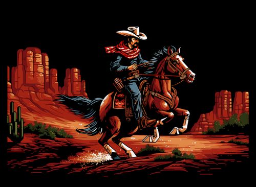 Plakat 35x25cm Galop przez Prerię na Arena.pl