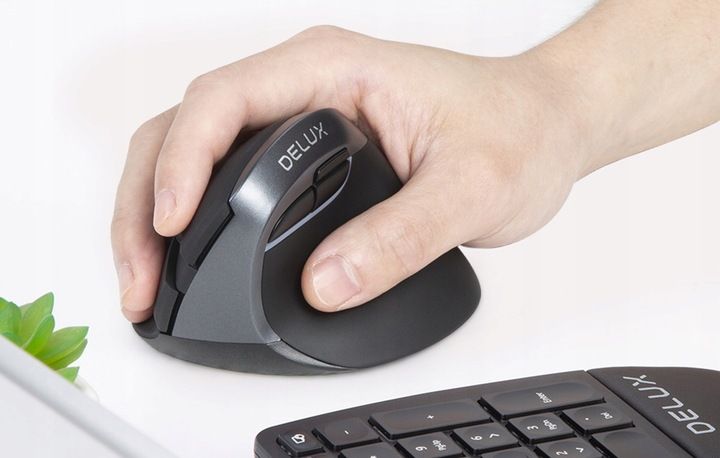 BEZPRZEWODOWA MYSZ PIONOWA DELUX M618MINI DB ERGONOMICZNA MYSZ BLUETOOTH zdjęcie 8