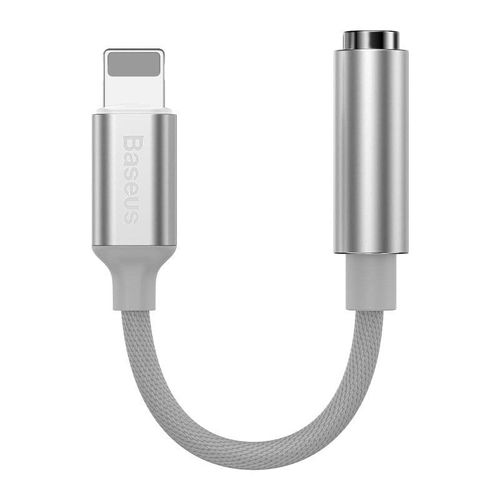 Adapter audio Baseus L3.5 Lightning do mini jack 3,5mm, DAC (biały) na Arena.pl