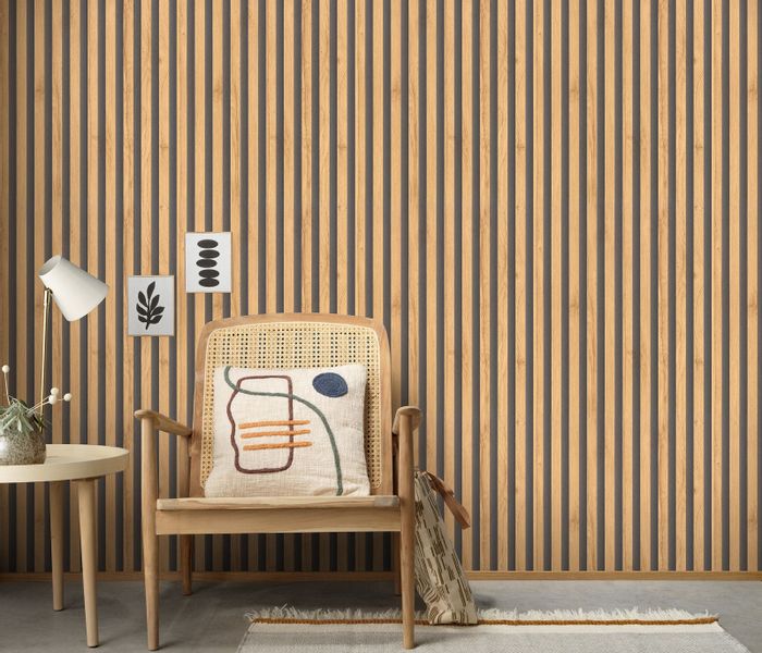 TAPETA DREWNIANE PANELE ŚCIENNE LAMELE WZÓR 3D zdjęcie 2