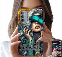 ETUI DO MOTOROLA G31 / G41 - ANTI SOCIAL, BUTTERFLY, MOTYLEK, KOBIECE