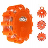 BŁYSKOWA FLARA LAMPA OSTRZEGAWCZA LED KOGUT MAGNES HACZYK MOCNA