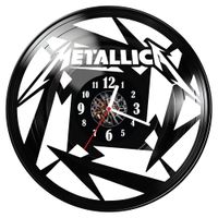 Zegar ścienny z płyty winylowej Metallica 473.14