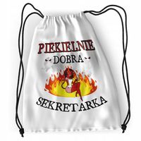 Plecak Dla Sekretarki Sportowy Szkolny Worek Torba Z Nadrukiem Ze Zdjęciem