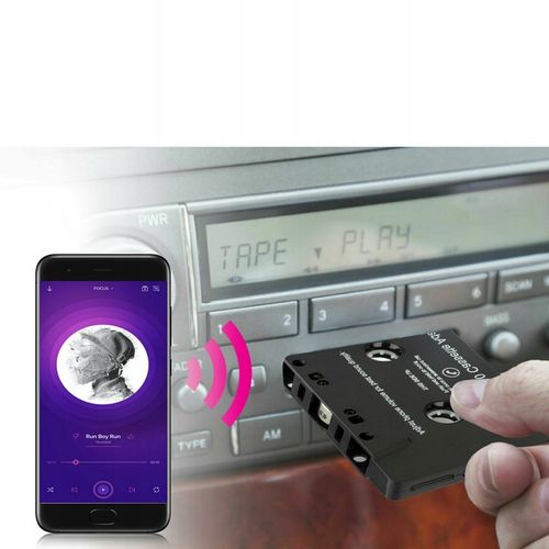 ADAPTER KASETY BLUETOOTH5.0 AUTA AUDIO ODBIORNIK na Arena.pl