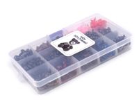 Oczy i noski do zabawek zestaw 376 sztuk