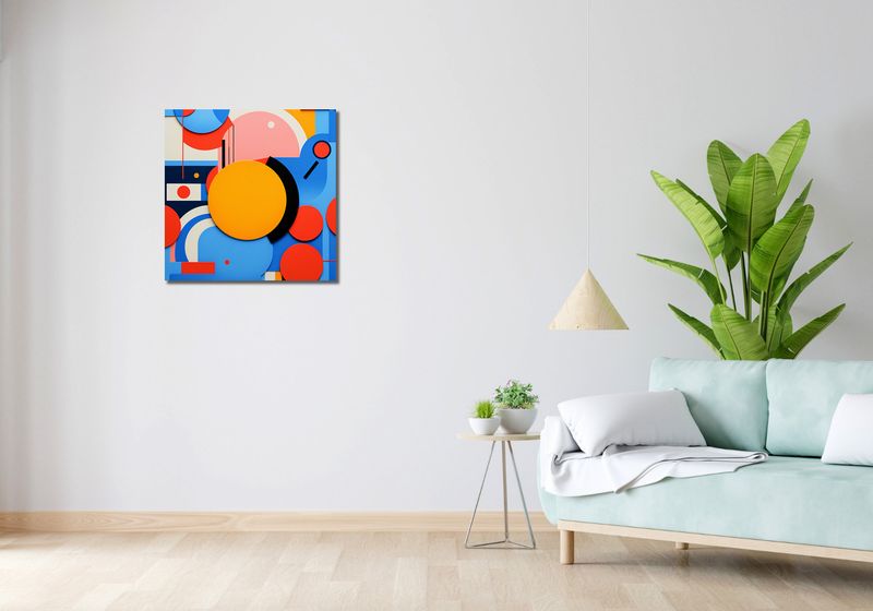 Obraz 60x60cm Kalejdoskop Emocji zdjęcie 2