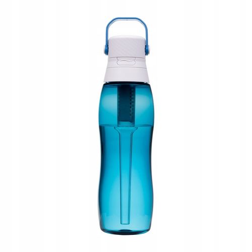 Butelka Filtrująca Na Wodę Bidon Aqualogis Aqua&Go Tritan - Granatowa 750ml na Arena.pl