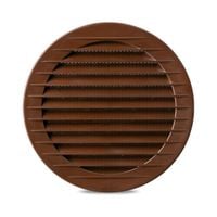 kratka okrągła z siatką fi 80 brąz - rx 02-214