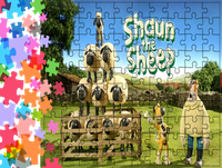 Puzzle tradycyjne Baranek Shaun