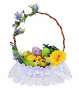 Serwetka atłasowa na koszyczek wielkanocny