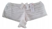 Majtki koronkowe szorty VALEGE Lingerie Adele śmietankowe w rozmiarze S 36