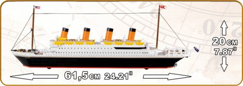 R.M. S Titanic 600 elementów na Arena.pl