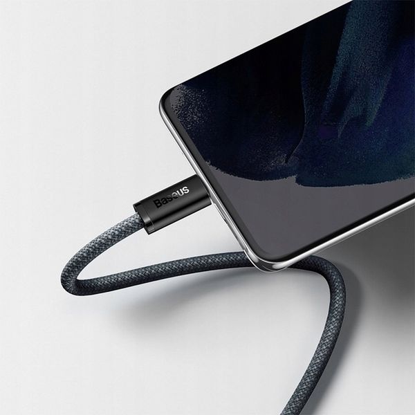 Kabel Baseus USB-C do USB-C, przewód 2m, 100W zdjęcie 7