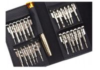 ZESTAW ŚRUBOKRĘTÓW 25SZT MAGNETYCZNE PROFI DO TELEFONÓW