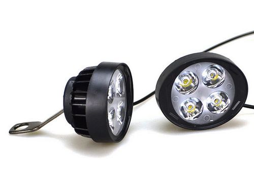 Mocowane Pod Lusterka Dwie Lampy Motocyklowe Led 12V/12W na Arena.pl