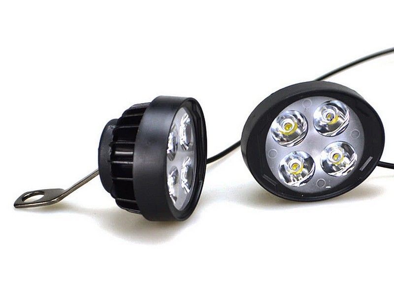 Mocowane Pod Lusterka Dwie Lampy Motocyklowe Led 12V/12W zdjęcie 2