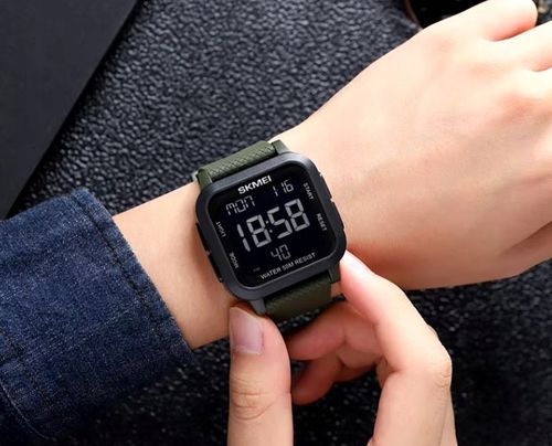 Zegarek męski SKMEI elektroniczny czytelna tarcza wiele funkcji na Arena.pl