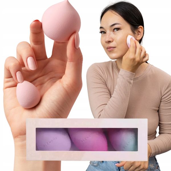 BLEND IT Zestaw gąbek do makijażu Violet Summer gąbka do makijażu zdjęcie 1