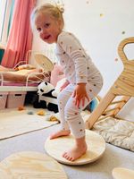 Duży dysk do balansu dla dzieci - XL - drewniana deska dla dzieci