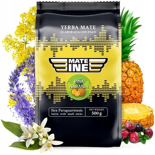 Yerba Mate Mateine Pomarańcza Limon GUARANA 5x500g na Arena.pl