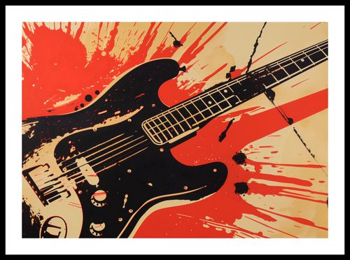 Plakat 59,4x42cm Gitara Elektryczna na Arena.pl