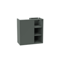 Ness szafka wisząca 57 cm podumywalkowa lakierowana, szałwiowy mat