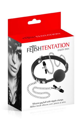 Gag Nipple Clips Black na Arena.pl