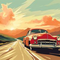 Plakat 70x70cm Przygoda Czeka