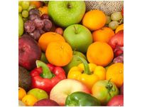 50X50CM OWOCE WARZYWA OBRAZ