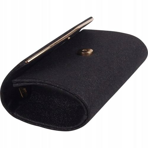 Torebka kopertówka wieczorowa wizytowa czarna elegancka wesele sylwester na Arena.pl