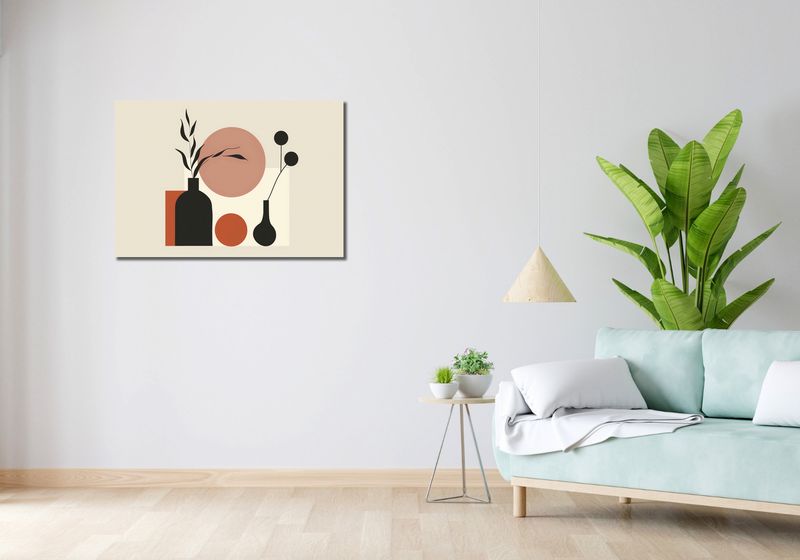 Obraz 90x60cm Stół Roślin zdjęcie 2