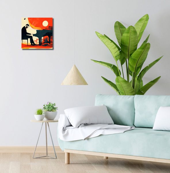 Obraz 30x30cm Pianista zdjęcie 2