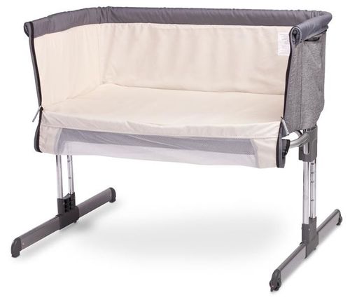 Caretero Łóżeczko dostawne Sleep2gether Graphite na Arena.pl