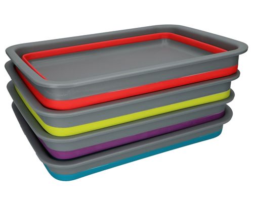 MISKA SKŁADANA SILIKONOWA POJEMNIK KOSZYK 9611 na Arena.pl