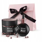Silcare So Rose! So Gold! Zestaw do pielęgnacji dłoni peeling + serum