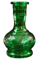 Zielony Dzban do Sziszy Średni Butla do Fajki Wodnej Wazon Nargile Hookah