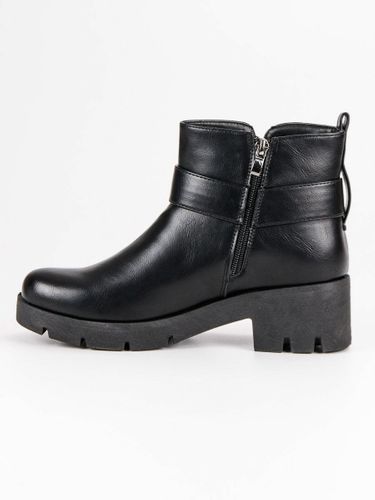 CZARNE WORKERY NA PLATFORMIE Rozmiar - 36 na Arena.pl