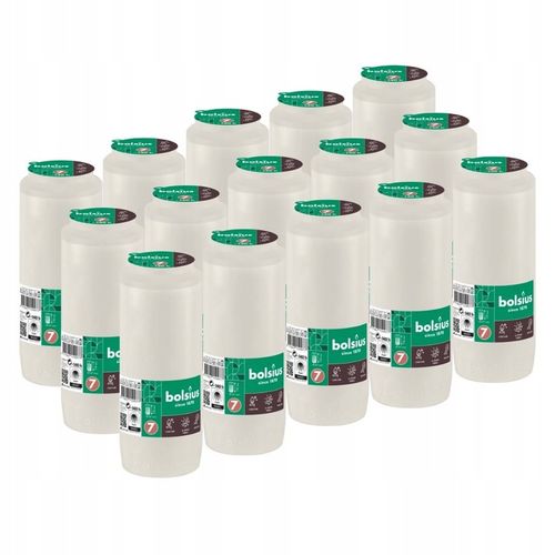 Bolsius RC7 Wkłady do Zniczy Olejowe 140h 15szt paczka 7 dni zapałki gratis na Arena.pl