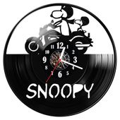 Zegar ścienny z płyty winylowej Snoopy 974.14