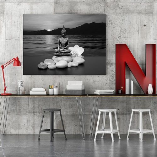 Deco Panel, Budda na kamieniach 90x60 na Arena.pl