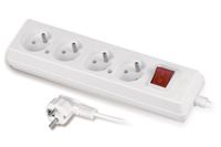 przedłużacz mieszkaniowy 4 gniazda 3 metry z/u wyłącznik - vt-300-1403w