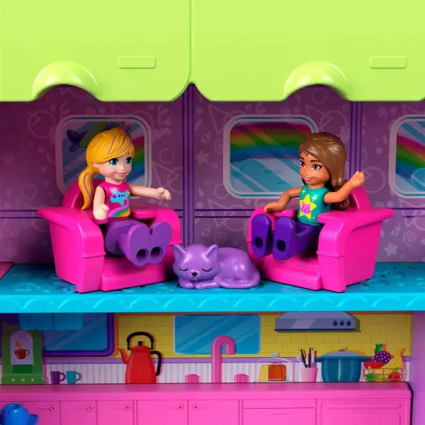 Polly Pocket. Hwp19 Kotolot. Koci Samolot zdjęcie 9