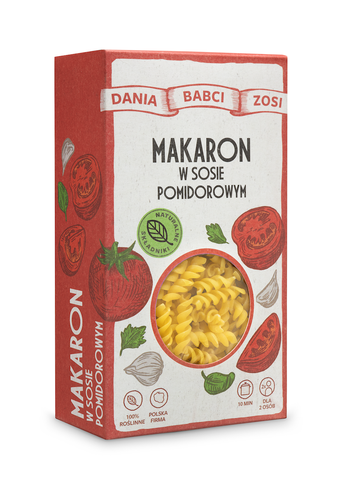 DANIA BABCI ZOSI - MAKARON w sosie pomidorowym 180g na Arena.pl