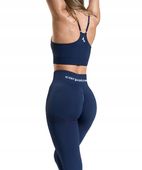 Legginsy damskie sportowe wysoki stan allure Carpatree XS ciemny niebieski