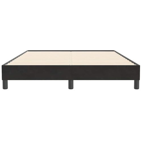 Łóżko Box Spring bez materaca Czarne 160x210 cm Aksamit na Arena.pl