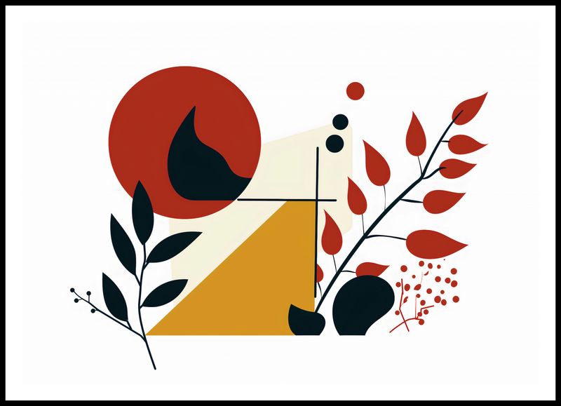 Plakat 100x70cm Ogień i Flora zdjęcie 3