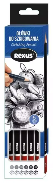 Ołówki Do Szkicowania 6Szt zdjęcie 1