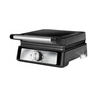 Gofrownica MPM MGO-41/C 1200 W Powłoka nieprzywierająca Czarno-srebrny